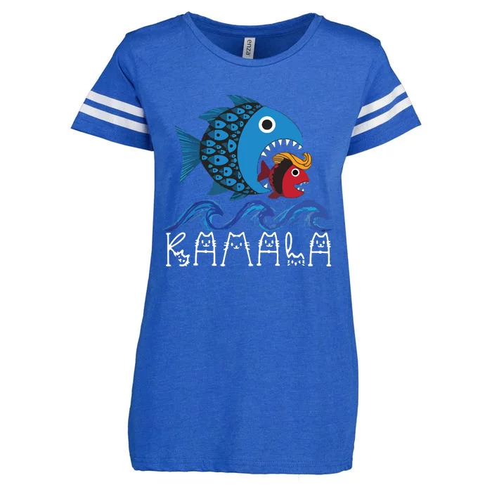 Kamala Fish Eat Fish Enza Ladies Jersey Football T-Shirt