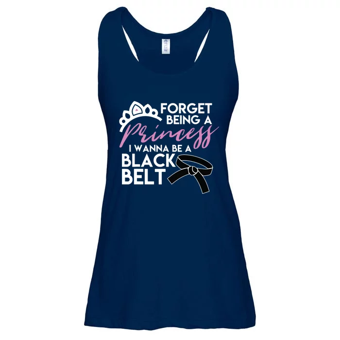 Karate For Forget Princess Be A Black Belt Tee Ladies Essential Flowy Tank