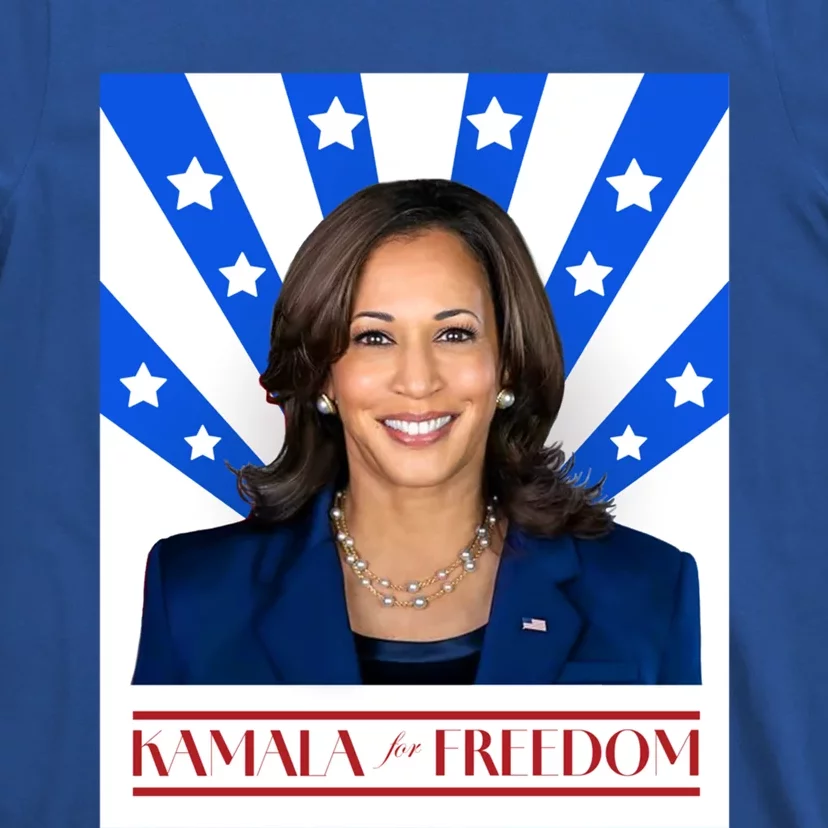 Kamala For Freedom 2024 Madam Vice President Gift T-Shirt