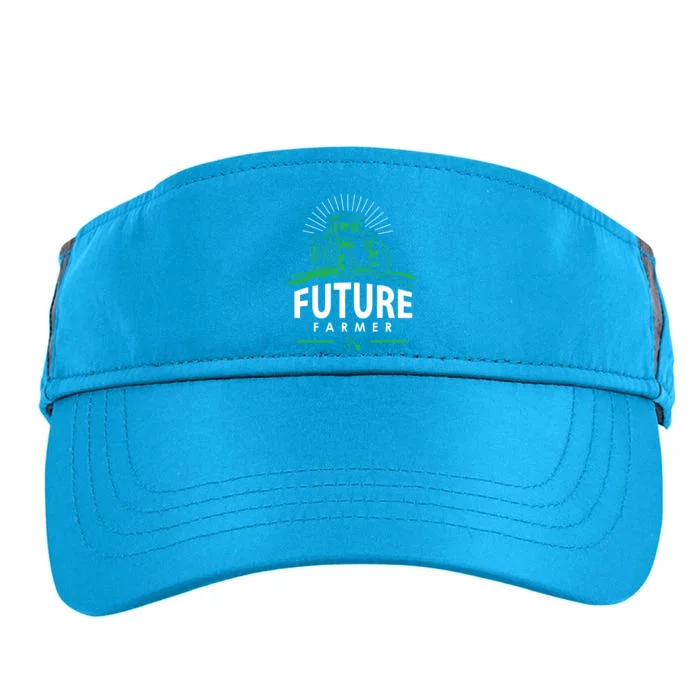 Kids Future Farmer Kids Boy Girl Rural Tractor Farm Tee Adult Drive Performance Visor