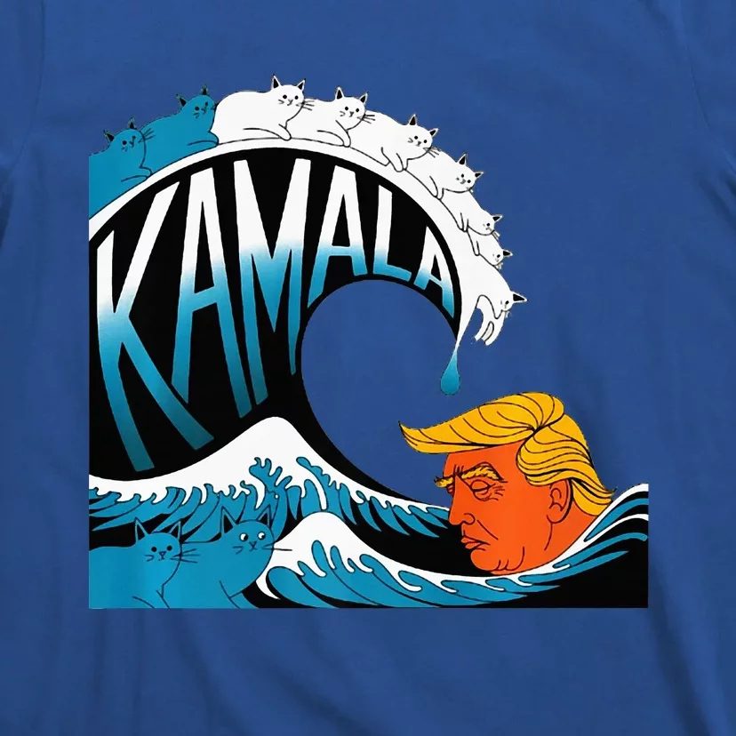 KamalaS Feline Force A Wave Trump CanT Escape Premium T-Shirt