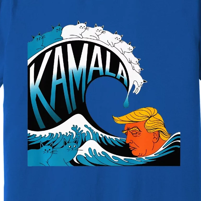 KamalaS Feline Force A Wave Trump CanT Escape Premium Premium T-Shirt