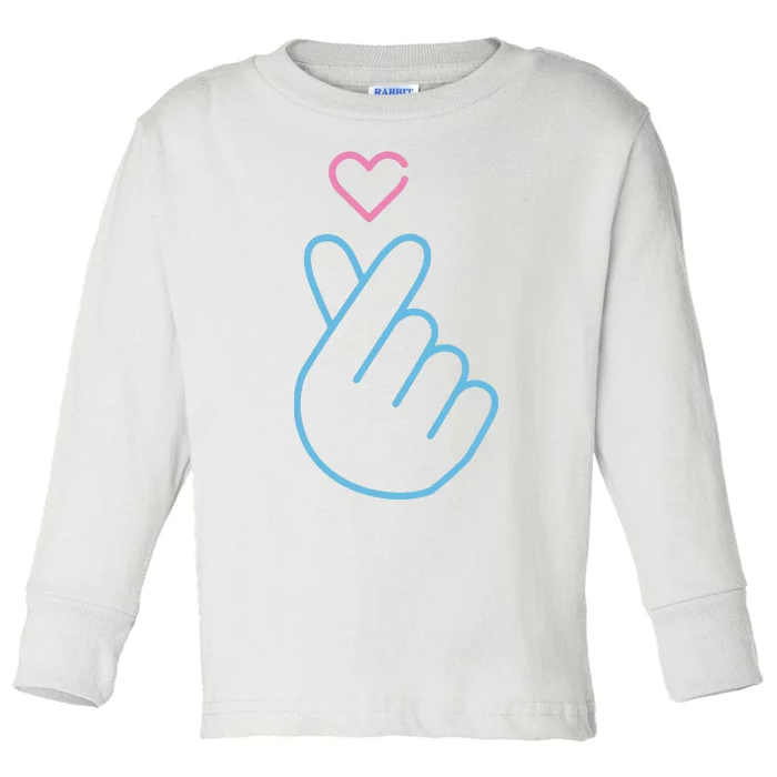 KPop Fashion For Fans Of Korean KDrama KPop Merchandise Toddler Long Sleeve Shirt