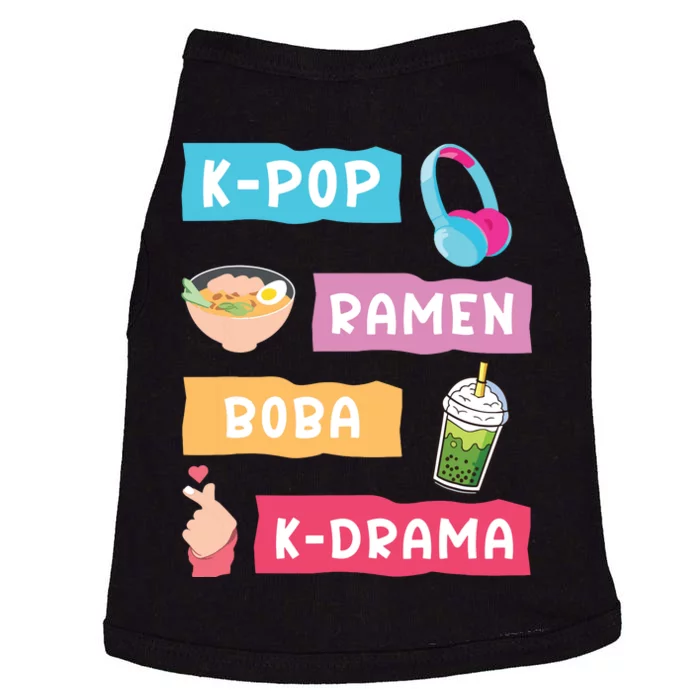 KPop Fashion For Fans Of Korean KDrama KPop Merchandise Doggie Tank