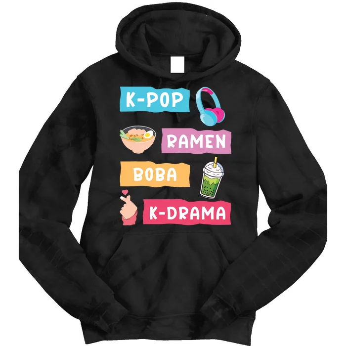 KPop Fashion For Fans Of Korean KDrama KPop Merchandise Tie Dye Hoodie