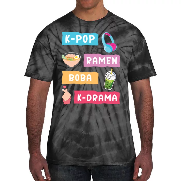 KPop Fashion For Fans Of Korean KDrama KPop Merchandise Tie-Dye T-Shirt