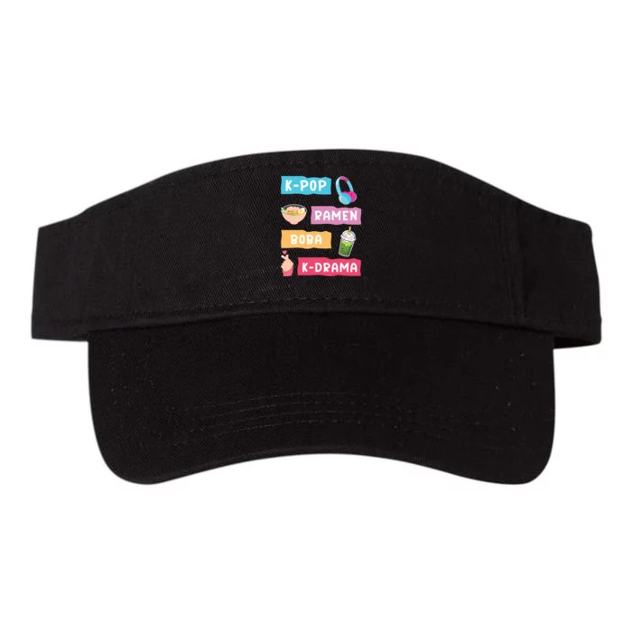 KPop Fashion For Fans Of Korean KDrama KPop Merchandise Valucap Bio-Washed Visor