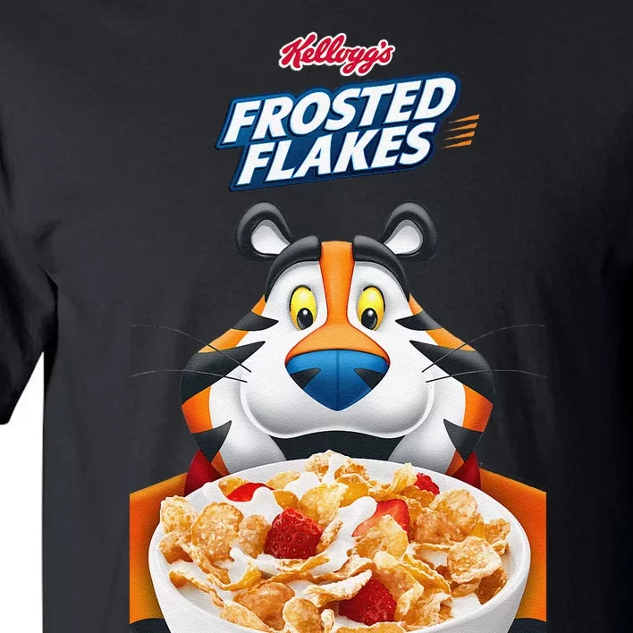 KelloggS Frosties Frosted Flakes Cereal Tony The Tiger Bowl Tall T-Shirt