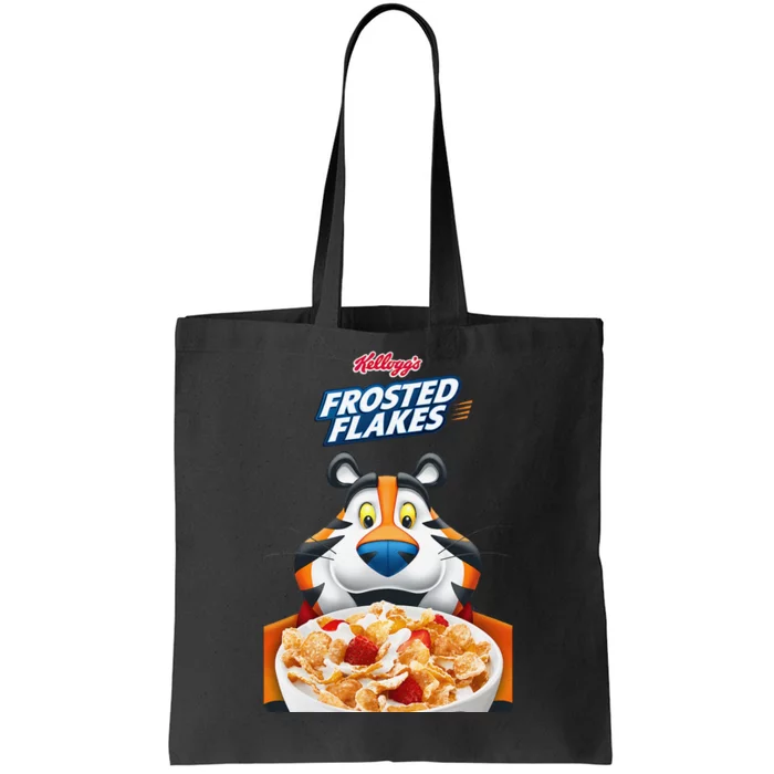 KelloggS Frosties Frosted Flakes Cereal Tony The Tiger Bowl Tote Bag