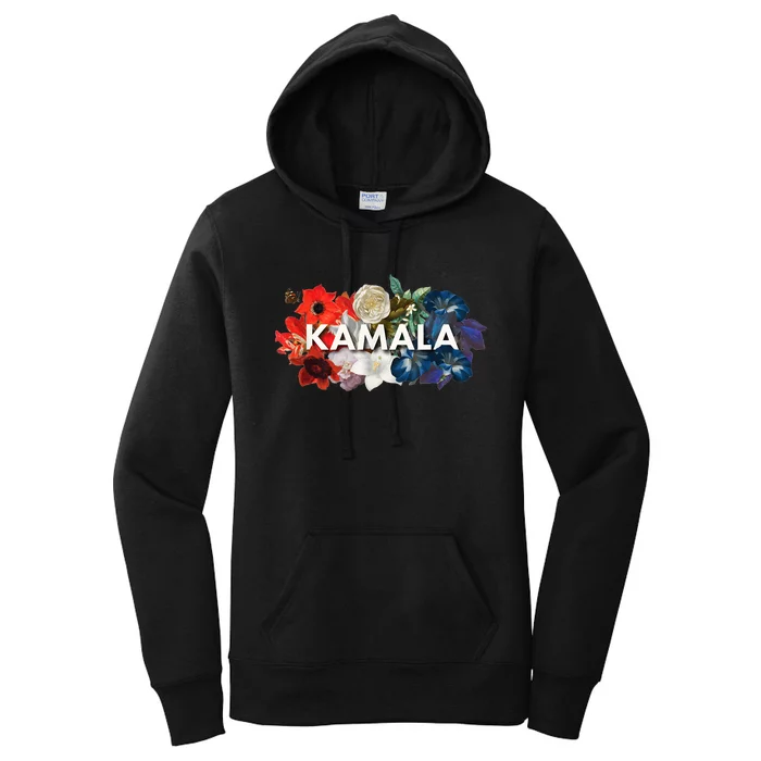 Kamala Floral Feminine First President Women's Pullover Hoodie