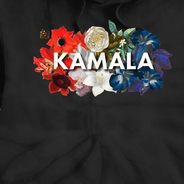 Kamala Floral Feminine First President Tie Dye Hoodie