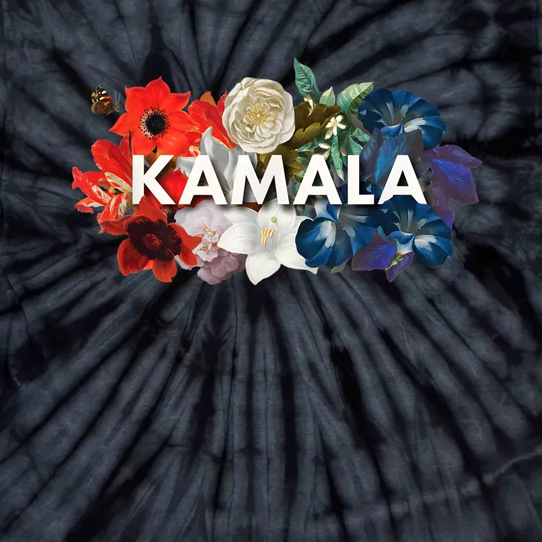 Kamala Floral Feminine First President Tie-Dye T-Shirt