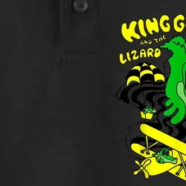 King Funny Gizzard The Lizard Gift Wizard Dry Zone Grid Performance Polo