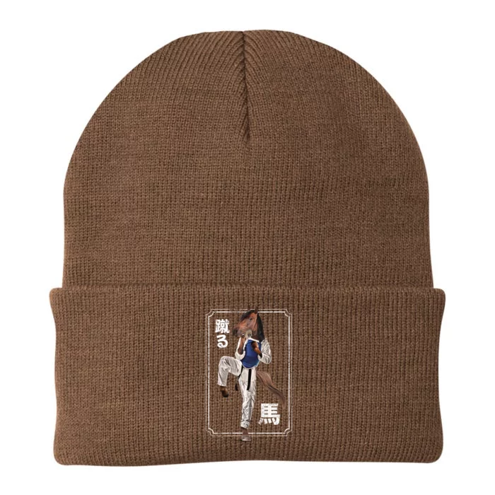 Kung Fu Horse Knit Cap Winter Beanie