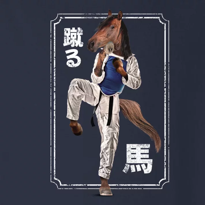 Kung Fu Horse Toddler Long Sleeve Shirt