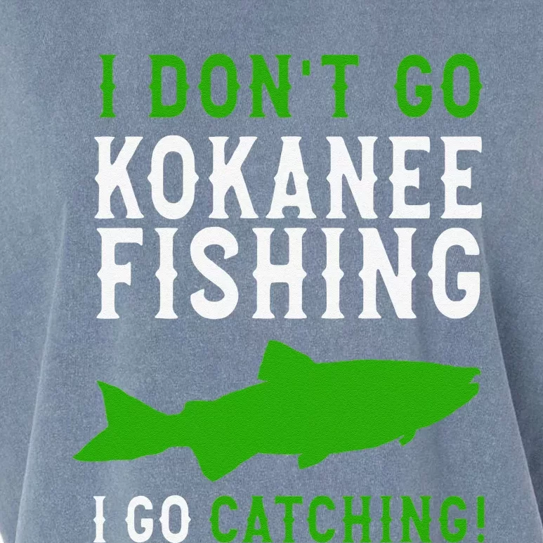 Kokanee Fishing I Don't Go Fishing Kokanee Fisherman Garment-Dyed Women's Muscle Tee