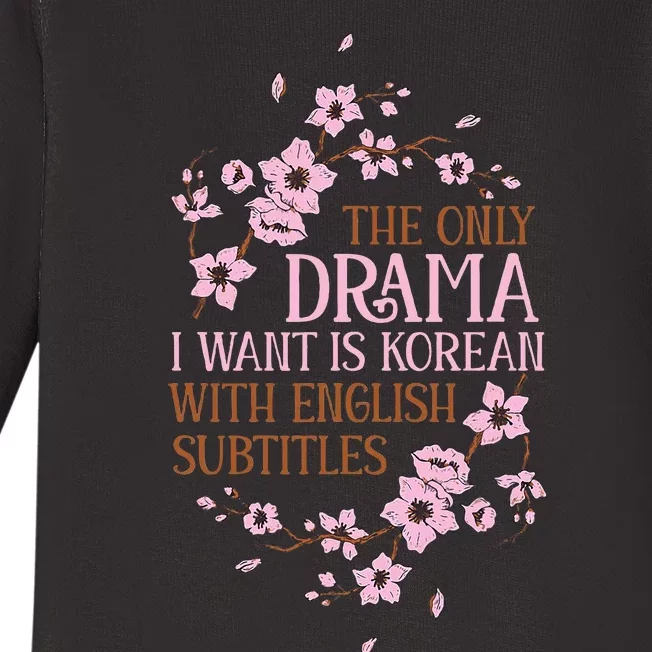 Kdrama Funny Korean Drama Korean With English Subtitles Baby Long Sleeve Bodysuit