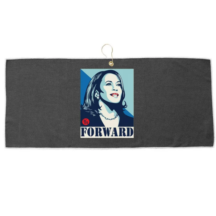 Kamalaharris Forward Large Microfiber Waffle Golf Towel