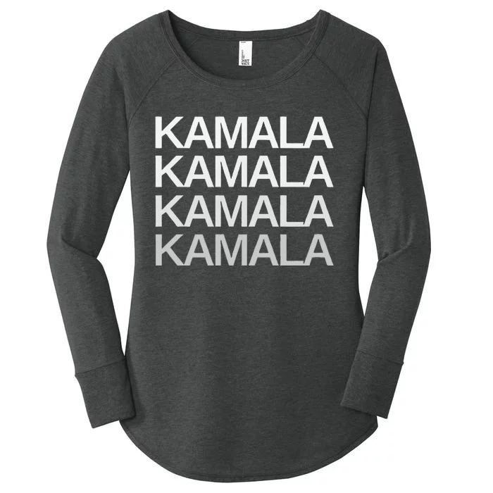 Kamala Fade Women's Perfect Tri Tunic Long Sleeve Shirt