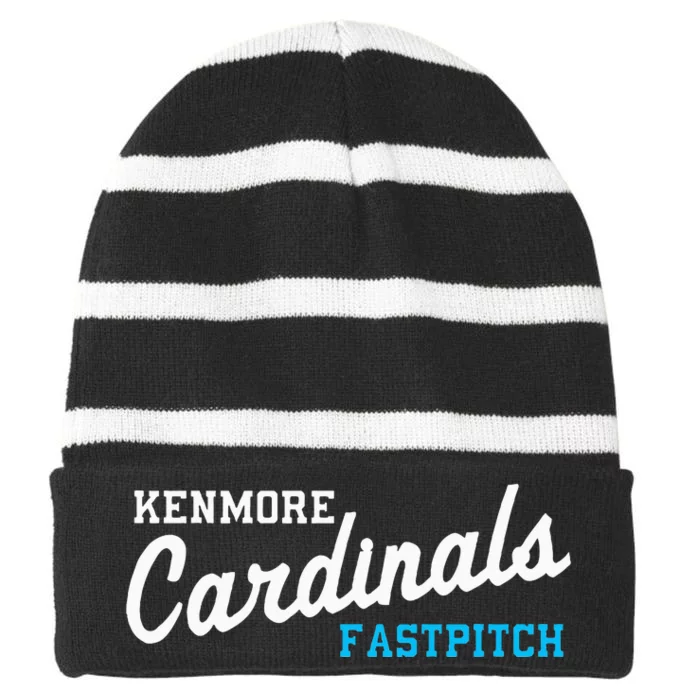 Kc Fastpitch Striped Beanie with Solid Band