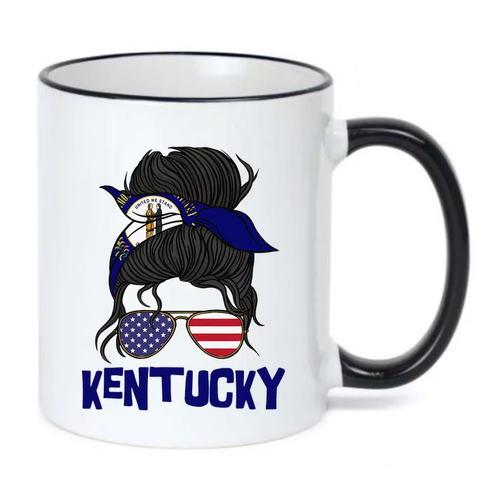 Kentucky for Kentucky proud State Flag for Black Color Changing Mug