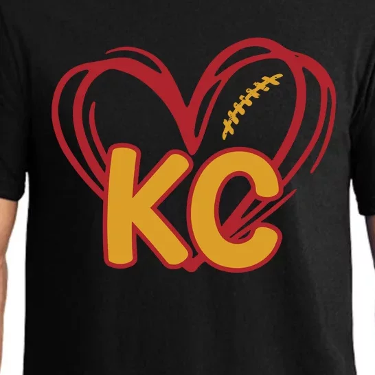 Kc Football Pajama Set