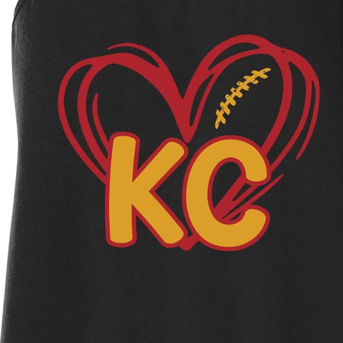 Kc Football Women's Racerback Tank