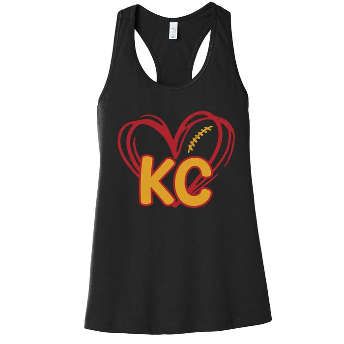 Kc Football Women's Racerback Tank