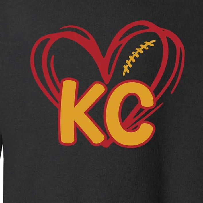 Kc Football Toddler Sweatshirt