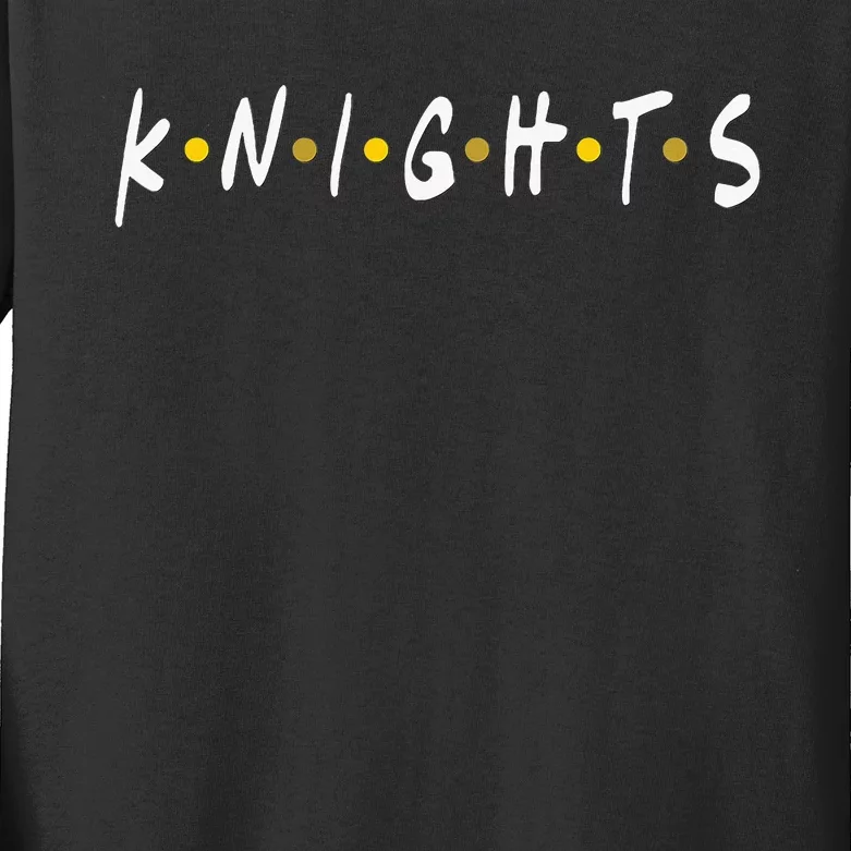 Knight Friends Kids Long Sleeve Shirt