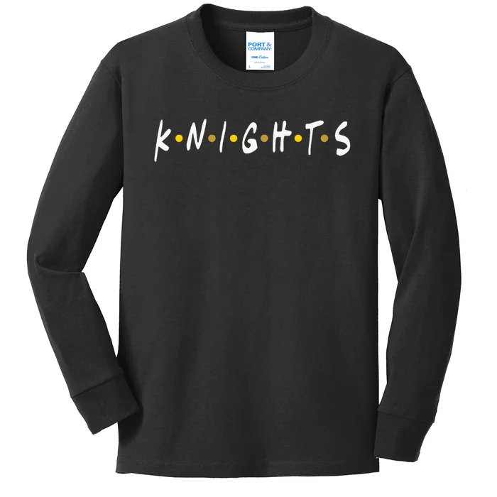 Knight Friends Kids Long Sleeve Shirt