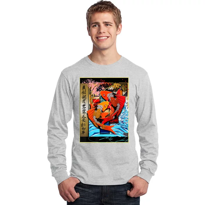 Koi Fish Tall Long Sleeve T-Shirt