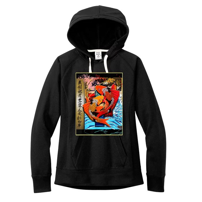 Koi Fish Women's Fleece Hoodie