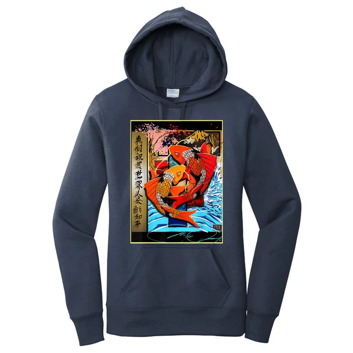 Koi Fish Women's Pullover Hoodie