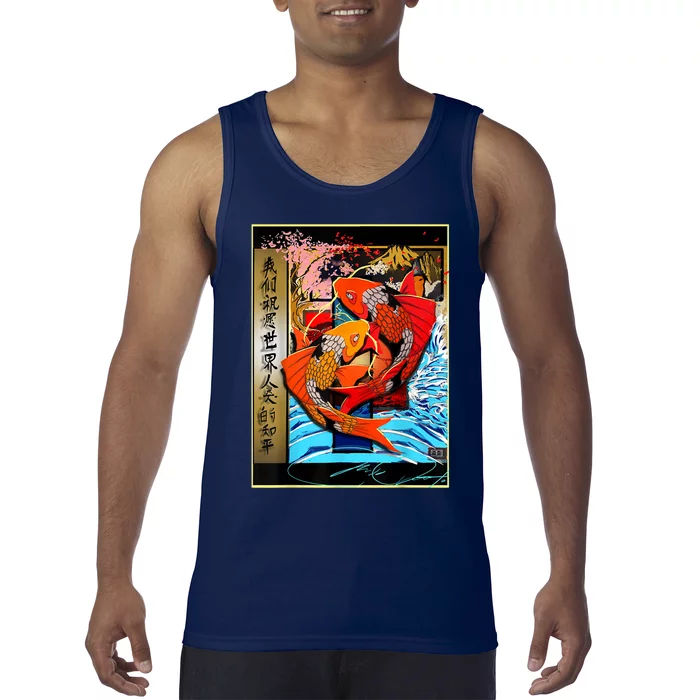 Koi Fish Tank Top