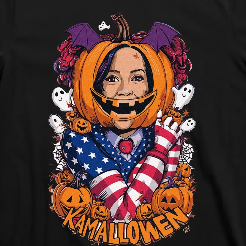 Kamalloween Funny Kamala Harris 2024 Witch Halloween Costume T-Shirt