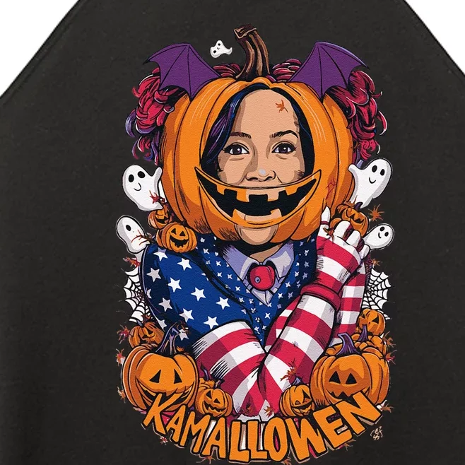 Kamalloween Funny Kamala Harris 2024 Witch Halloween Costume Women’s Perfect Tri Rocker Tank