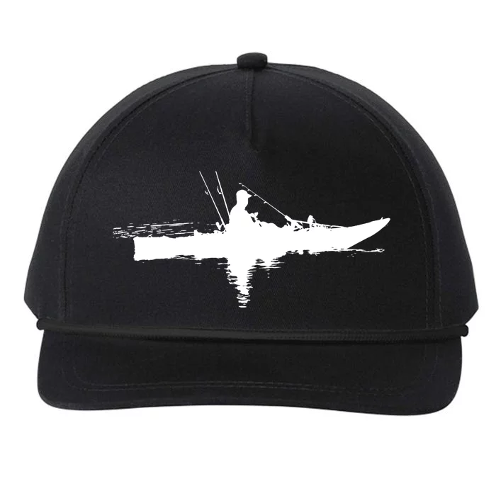 Kayak Fishing Kayaking Cool Gift Snapback Five-Panel Rope Hat