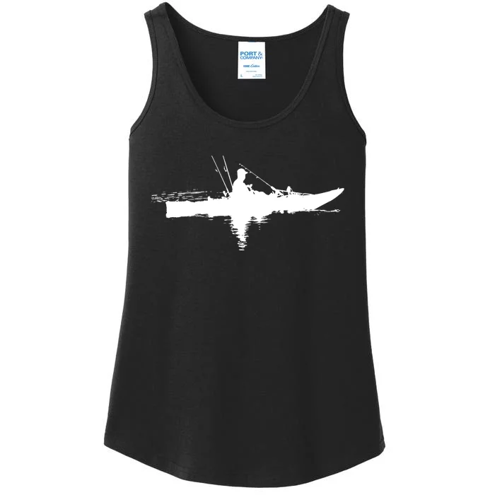 Kayak Fishing Kayaking Cool Gift Ladies Essential Tank