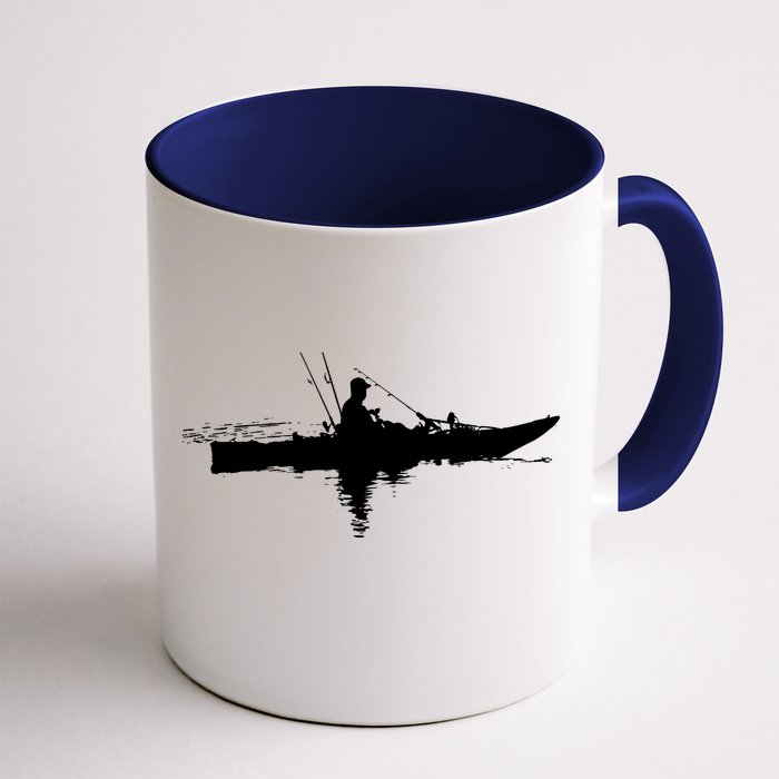 Kayak Fishing Kayaking Cool Gift Front & Back Coffee Mug