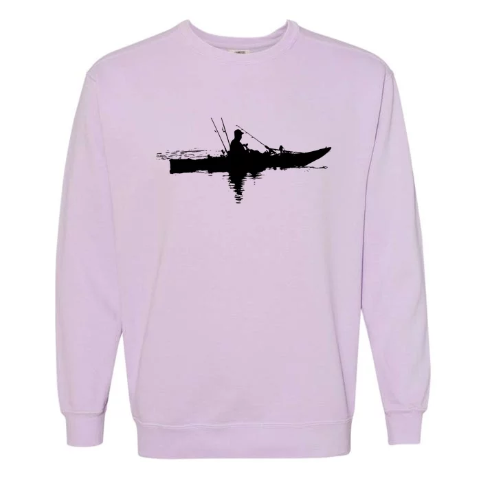 Kayak Fishing Kayaking Cool Gift Garment-Dyed Sweatshirt