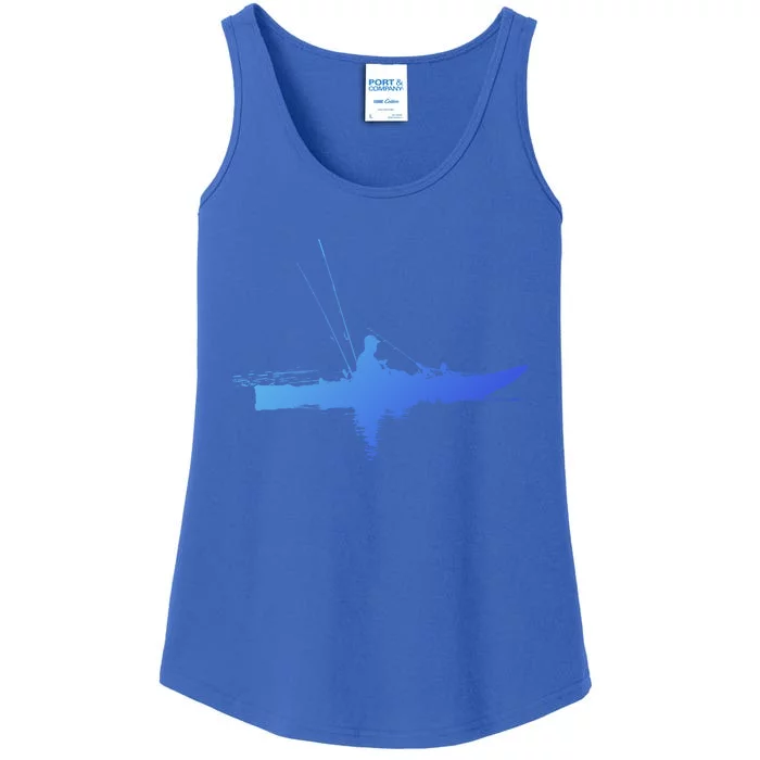 Kayak Fishing Kayaking Gift Ladies Essential Tank