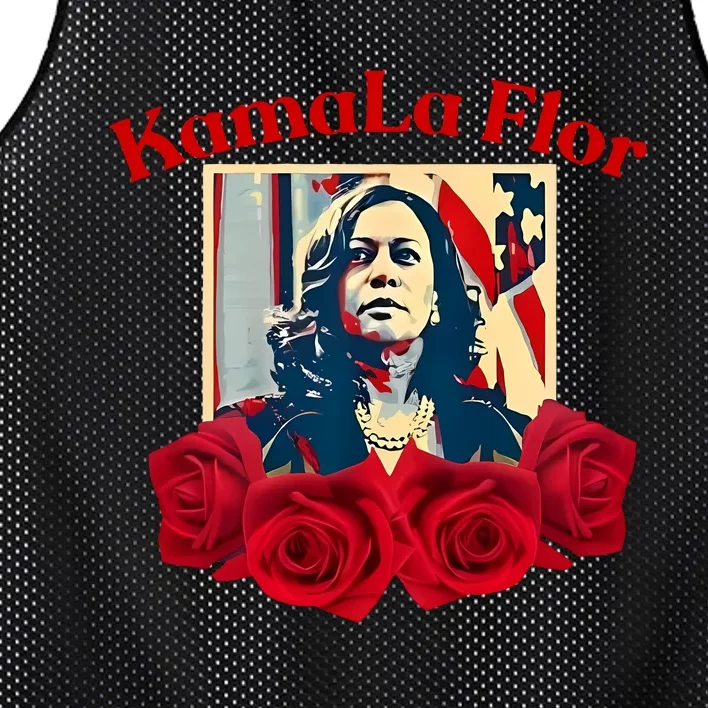 Kamala Flor Mesh Reversible Basketball Jersey Tank