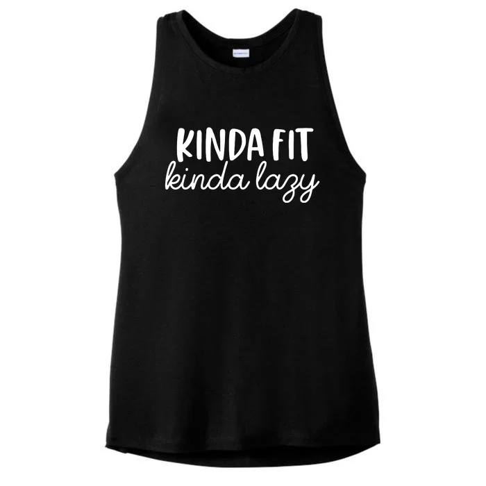 Kinda Fit Kinda Lazy Ladies Tri-Blend Wicking Tank