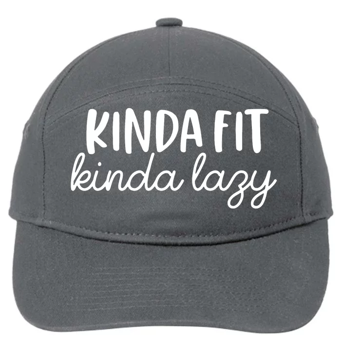 Kinda Fit Kinda Lazy 7-Panel Snapback Hat