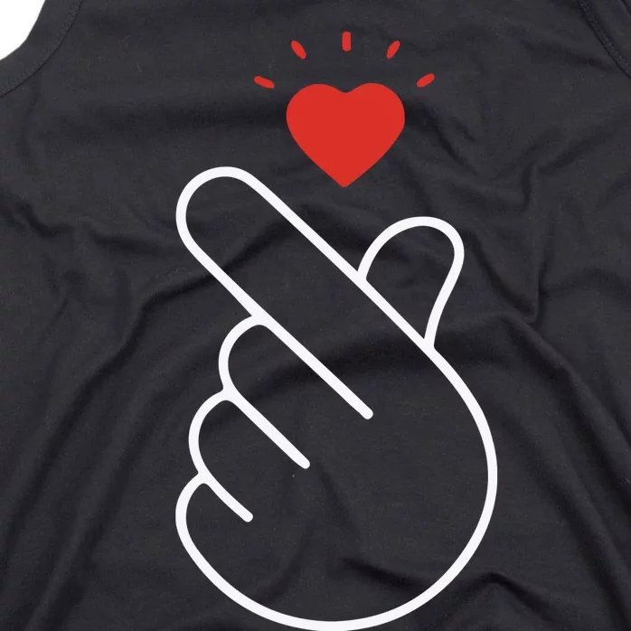 Korean Finger Love Symbol Tank Top