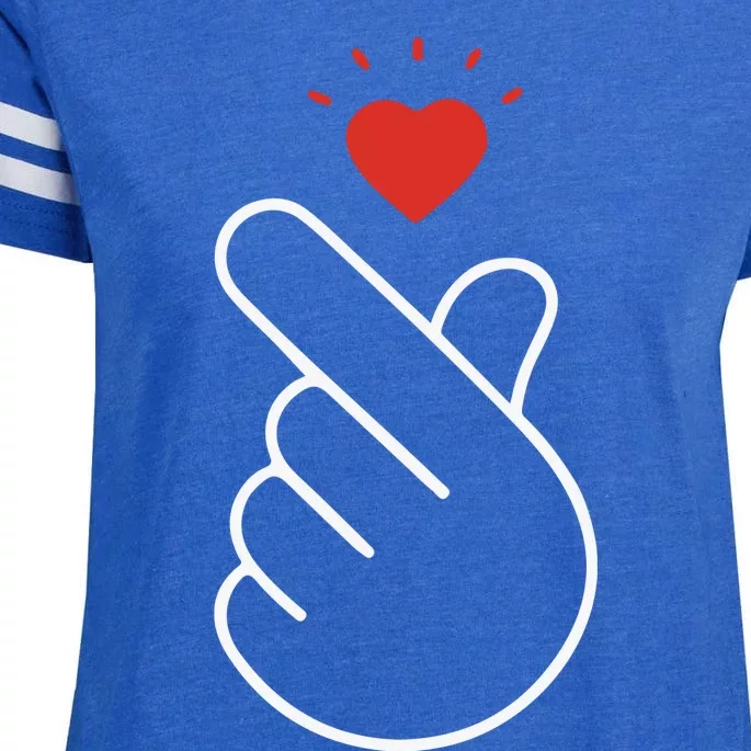 Korean Finger Love Symbol Enza Ladies Jersey Football T-Shirt