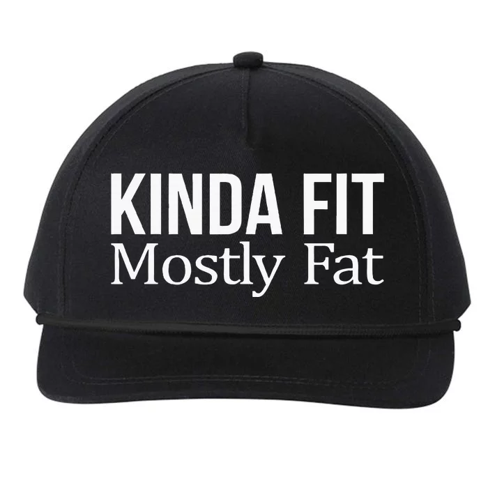 Kinda Fit Mostly Fat Snapback Five-Panel Rope Hat