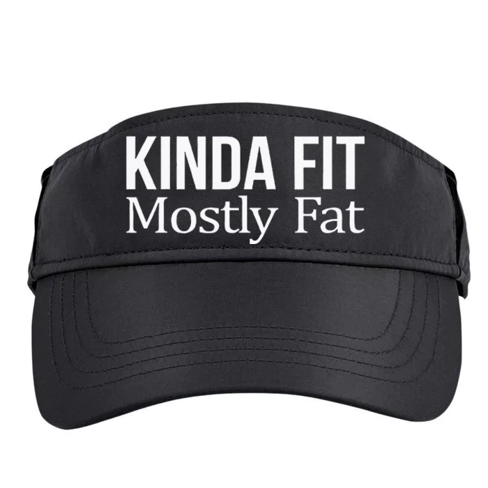 Kinda Fit Mostly Fat Adult Drive Performance Visor