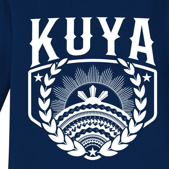 Kuya Family Matching Filipino Tribal Gift Baby Long Sleeve Bodysuit